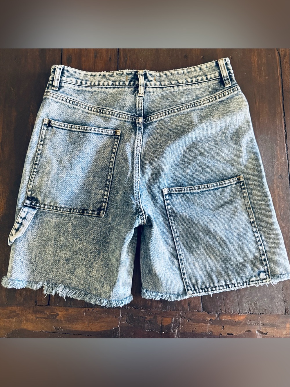 Tibi Acid Wash Sam Carpenter Jorts - Picture 2 of 4